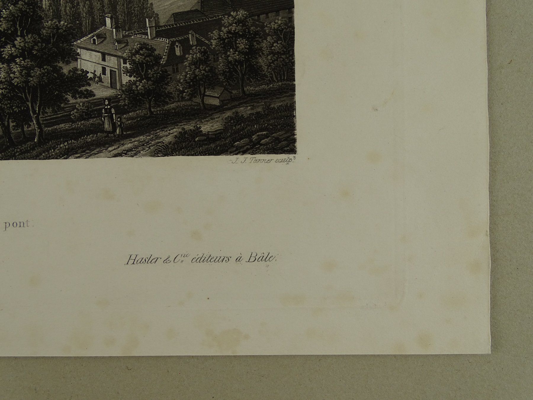 Incisioni: BERN, AQUATINTA UM 1850 – Usato da Grüningen venduto da Kartensammler 5